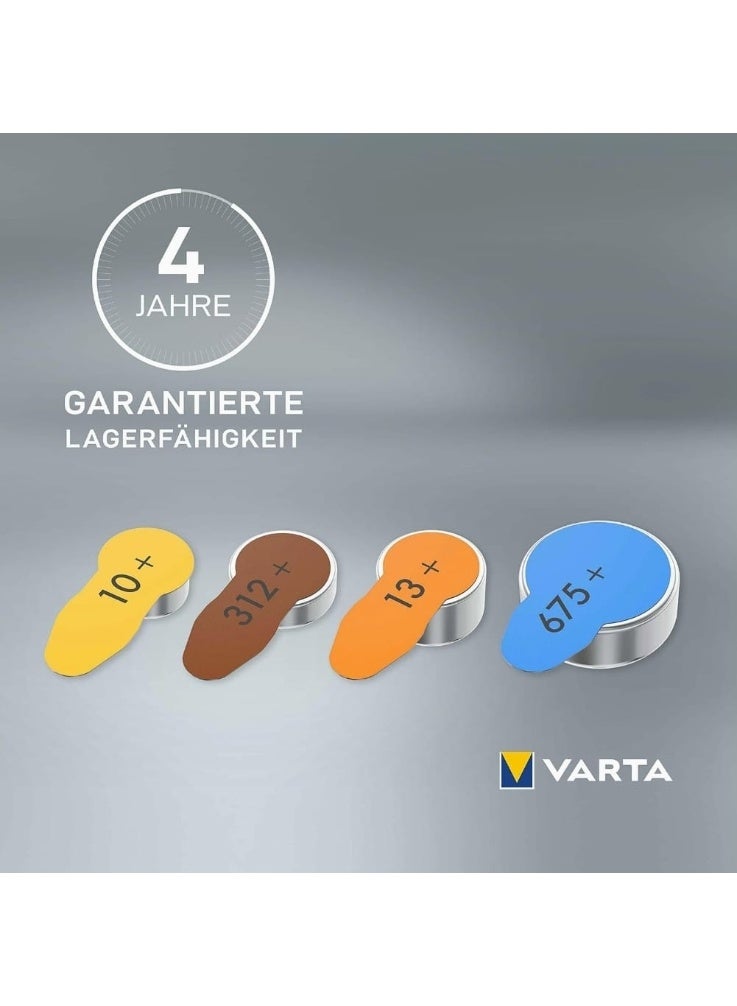 VARTA Hearing Aid Batteries Type 10-13-312-675, 1.45V, 6 Pieces - Image 2